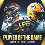 Tom Brady’s LFG Player of the Game for Week 12: Packers RB Josh Jacobs