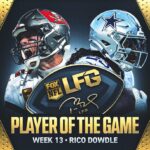 Tom Brady’s LFG Player of the Game for Week 13: Cowboys RB Rico Dowdle