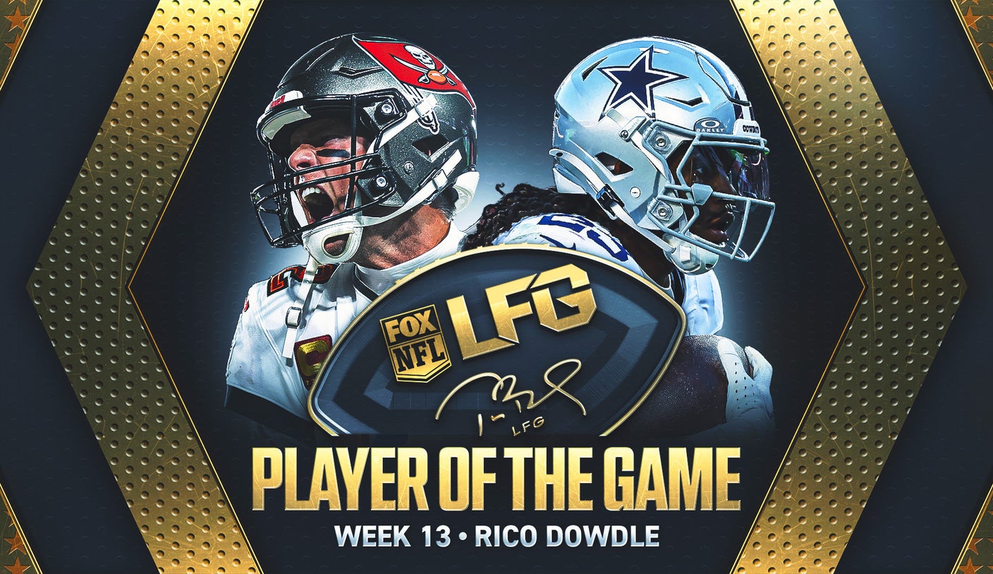 Tom Brady’s LFG Player of the Game for Week 13: Cowboys RB Rico Dowdle