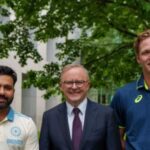 Indian Cricket Team Calls On Australian Prime Minister Anthony Albanese Ahead Of Practice Game In Canberra