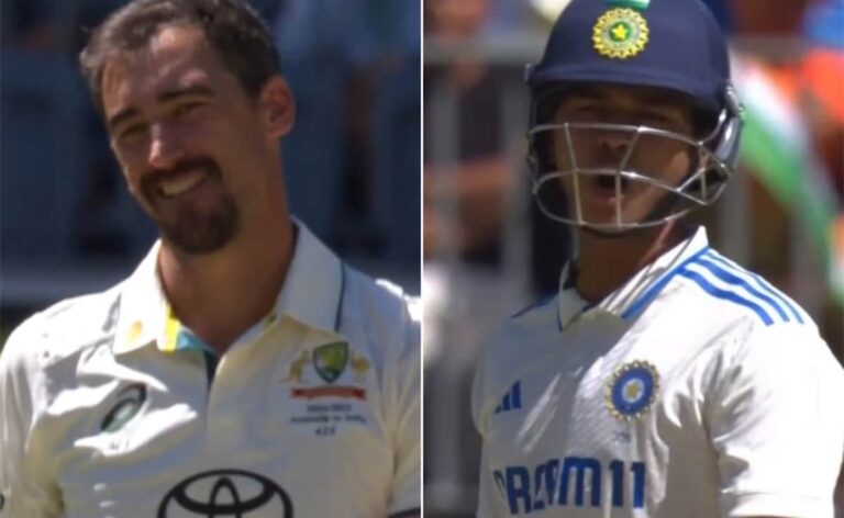 “Too Slow”: Yashasvi Jaiswal Brutally Mocks Mitchell Starc In Perth. Australia Pacer Does This – Watch