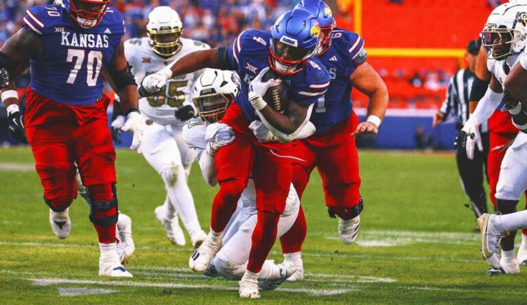 Kansas beats No. 16 Colorado 37-21 as Buffs’ Big 12 title hopes take hit