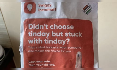 Swiggy Instamart is sending free ‘tinday’ and urging Mumbaikars to vote in Assembly Elections