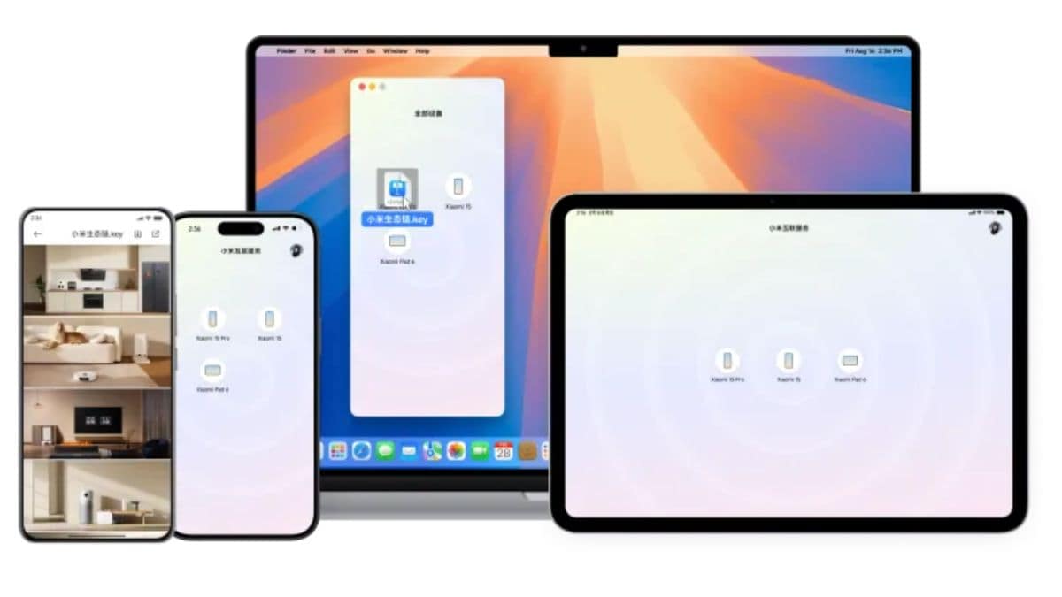 Xiaomi Shows Off HyperConnect Feature for Easy File Sharing With iPhone and Other Apple Devices