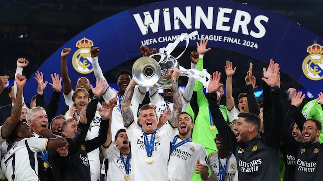 Spanish club Real Madrid reasserted their dominance in UEFA Champions League. Europe's most elite club football competition, as they beat Germany's Borussia Dortmund in the final of the 2023/24 UEFA Champions League to lift the coveted trophy. 