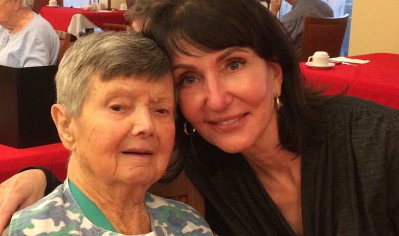 Maria Sardelis is pictured with her late mother Voula Sardelis. Voula's Law was named in her honour.