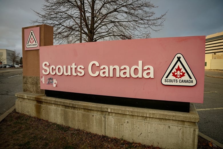 The Scouts Canada National Office sign.