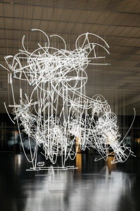 “Borrowed Light Through Metz” by Welsh artist Cerith Wyn Evans.