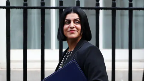 EPA Shabana Mahmood arrives in Downing Street
