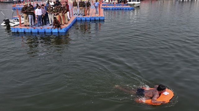 The most propitious of these days occur in cycles of 12 years. When the time comes for Prayagraj, in the north Indian state of Uttar Pradesh, millions flock to the confluence of the Ganges, the Yamuna and the mythical Saraswati rivers during a festival called the Maha Kumbh Mela. It has become the largest such gathering of humans anywhere on Earth. (Image: AP)