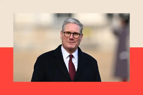 Getty Images A close up of UK Prime Minister, Keir Starmer