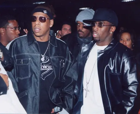 Getty Images Jay-Z & Sean "Diddy" Combs in 2000