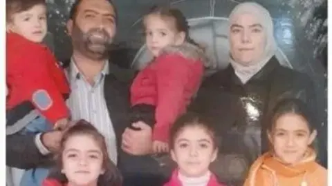 Naila Al-Abassi Rania Al-Abassi with her husband and children