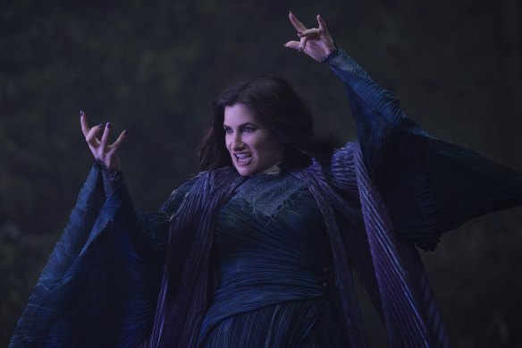 Kathryn Hahn gets her witch on in the sublime WandaVision spin-off Agatha All Along.