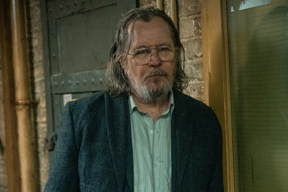 Gary Oldman as spy master Jackson Lamb in Slow Horses.