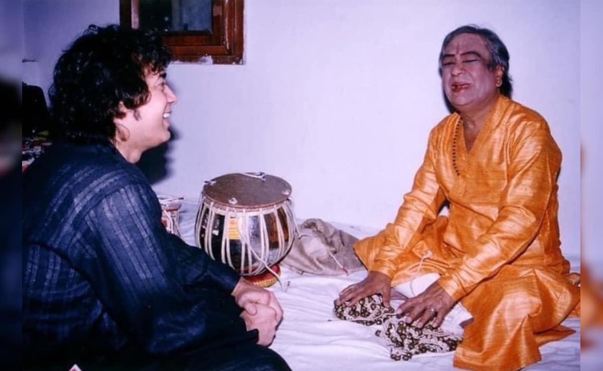 Zakir Hussain with Kathak exponent Birju Maharaj