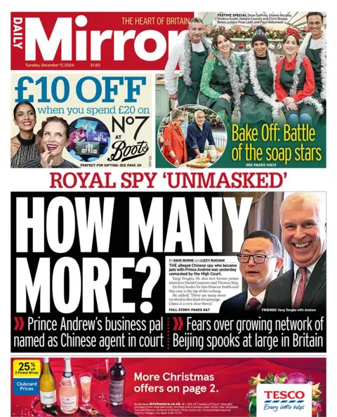 The main headline on the front page of the Daily Mirror reads: "How many more?"