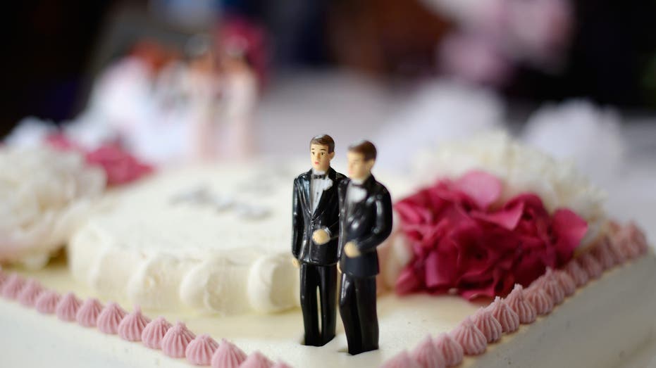 Same-sex wedding cake