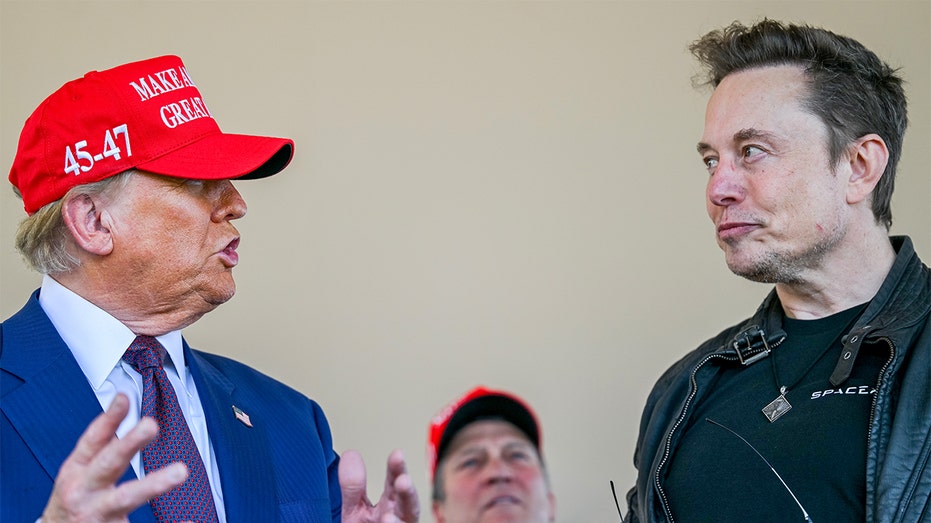 Donald Trump and Elon Musk talk