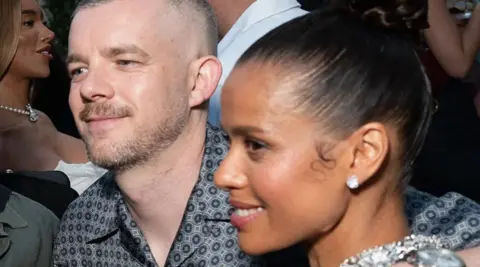 Jack Hall/BFA.com/Shutterstock Russell Tovey and Gugu Mbatha-Raw at the Serpentine Summer Party, London, 25 June 2024