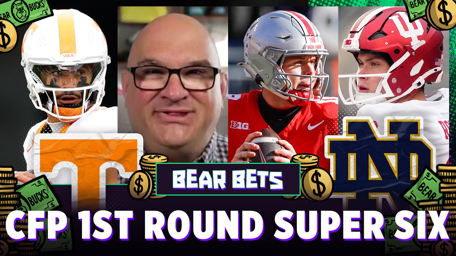 CFP First Round Super Six: Ohio State vs. Tennessee, Clemson vs. Texas and more! 