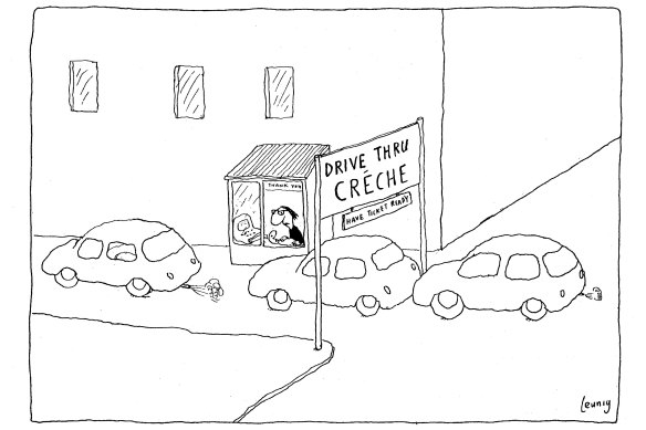 The Drive Thru Creche cartoon (2000) lost Leunig many fans.