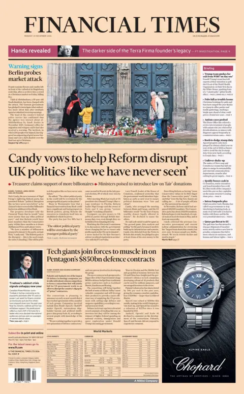 FT front page