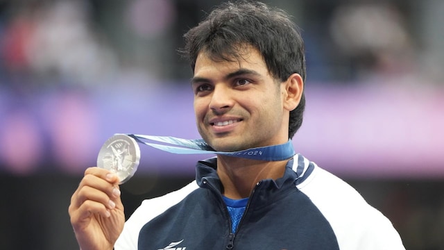 In 2024, Neeraj Chopra clinched the silver medal at the Paris Olympic Games. Chopra's best attempt in the men's javelin throw final measured 89.45m and with that he secured his second Olympic medal. (Image: Reuters)