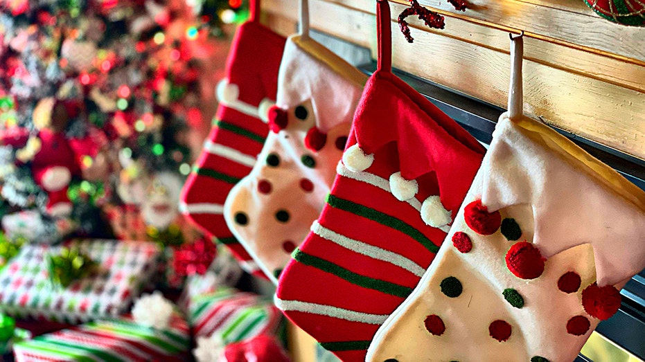 Stockings on mantle