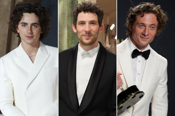 The Rat Pack 2.0: Timothee Chalamet, Josh O’Connor and Jeremy Allen White.