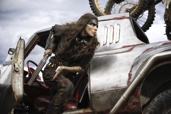  Anya Taylor-Joy goes looking for an audience in Furiosa: A Mad Max Saga.