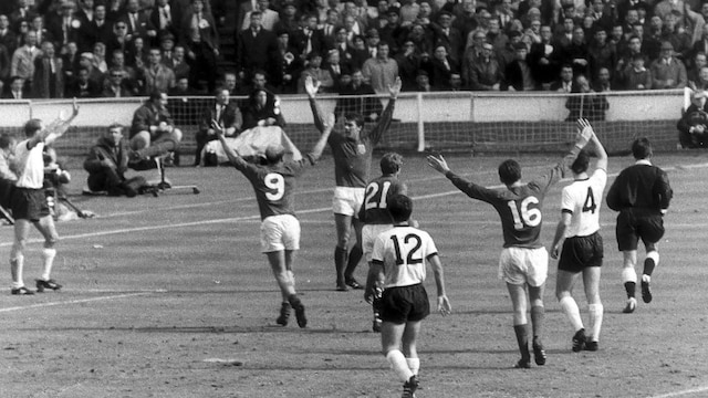 The final of the 1966 FIFA World Cup was played between England and West Germany at Wembley Stadium