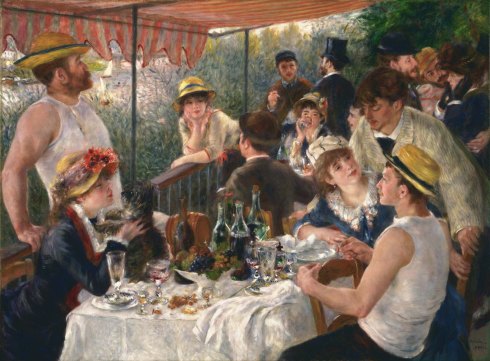 Booze, bros and boater hats: Pierre-Auguste Renoir’s Luncheon of the Boating Party (1881).