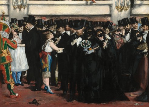 Edouard Manet’s Masked Ball at the Opera House (1873): classy like the opera.