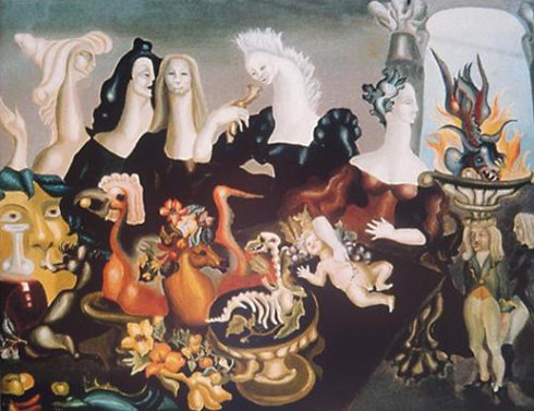 Leonora Carrington’s The Meal of Lord Candlestick (1938): baby food?