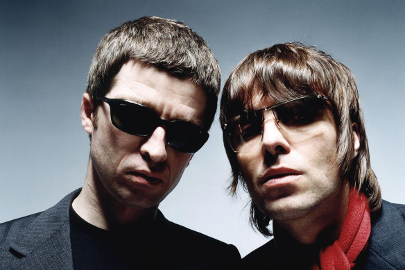 Noel and Liam Gallagher of Oasis. 