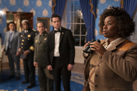 Uzo Aduba as Cordelia Cupp in The Residence.