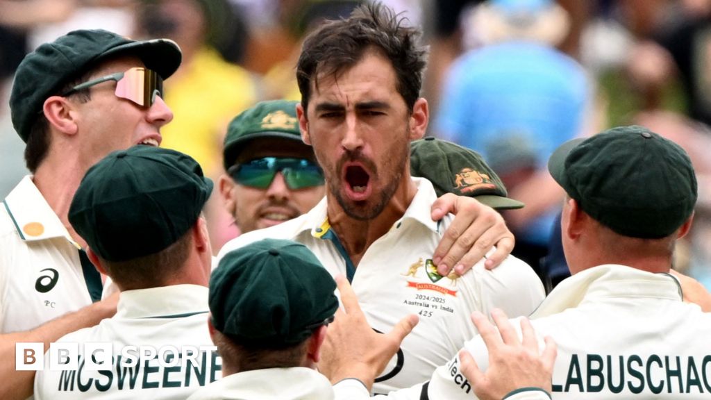 Australia vs India: Mitchell Starc’s 6-48 and Nathan McSweeney’s unbeaten 38 give hosts upper hand on day one of second Test at Adelaide Oval