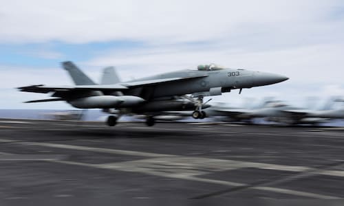 Two US Navy pilots shot down over Red Sea in apparent ‘friendly fire’ incident