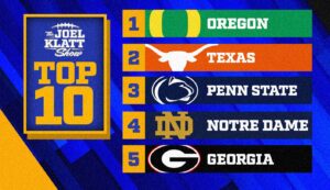 2024 college football rankings: Joel Klatt’s top 10 teams after Week 14