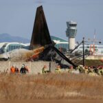 South Korea plane bursts into flames after skidding off airport runway, killing 47 people