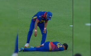 Nepal U-19 Bowler Suffers Freak Injury During Wicket Celebration – Watch