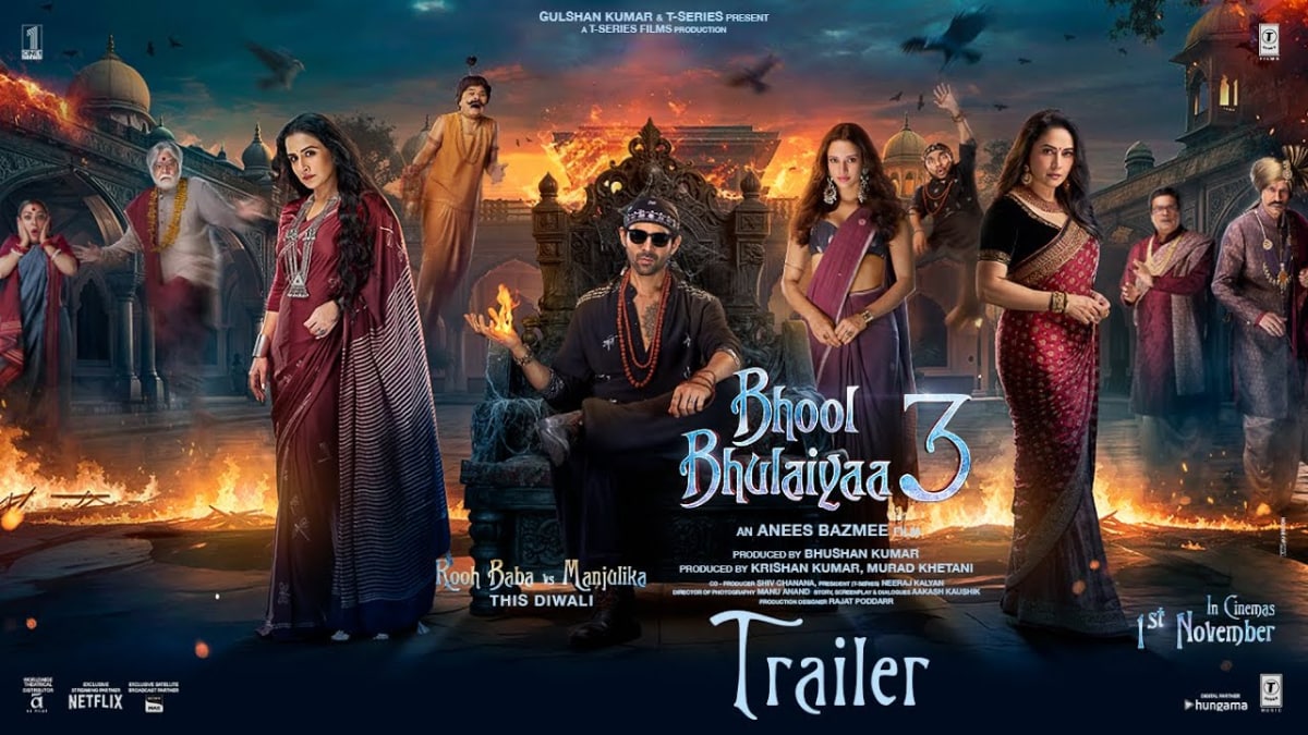 Bhool Bhulaiyaa 3 OTT Release Date: Kartik Aaryan’s Horror-Comedy Arrives on Netflix