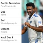 R Ashwin Shows Off Post-Retirement Call Log, Features Sachin Tendulkar And Kapil Dev