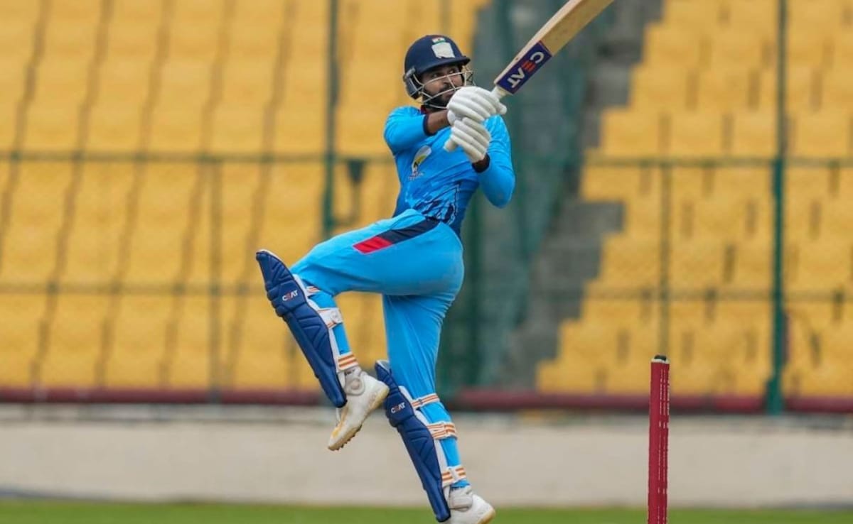 10 Sixes, 50-Ball Century: Shreyas Iyer Sends Clear Message To BCCI Ahead Of Champions Trophy With Vijay Hazare Knock