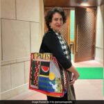 BJP vs Congress Over Priyanka Gandhi’s ‘Palestine’ Bag