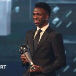 Vinicius Jr wins Fifa Best men’s player of year award