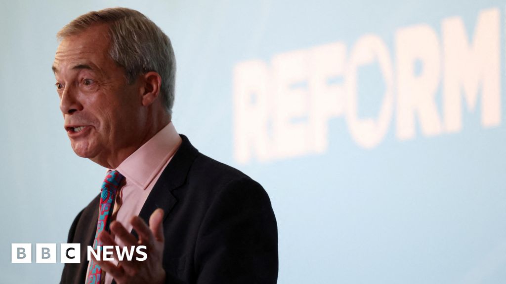 Reform UK has more members than Tories, Nigel Farage says