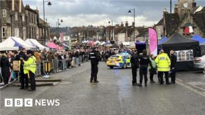 Two children hurt in Christmas market car incident in Chipping Sodbury