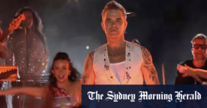 Robbie Williams rocks Sydney on ABC broadcast